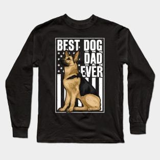 Best Dog Dad Ever German Shepherd Long Sleeve T-Shirt